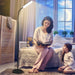 Floor Lamp, 15W/1000Lm Bright LED Floor Lamp with Stepless Adjustable 3000K-6000K Colors and Dimmer, Remote and Touch Control, Adjustable Floor Lamp for Living Room