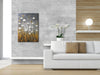 Morning Dancing 100% Hand Painted Floral Oil Paintings Canvas Wall Art Modern Stretched and Framed Grace Abstract Flowers Artwork Ready to Hang for Living Room Home Decorations Wall Decor