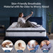 Twin Size Mattress, 10 Inch Twin Hybrid Mattress in a Box with Individual Pocket Spring & Memory Foam, Medium Firm Comfort for Pressure Relief, Fiberglass Free, Motion Isolation, Certipur-Us Certified