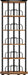 Rotating Bookshelf, 360° Spinning Bookshelf Tower,Round Book Shelf | Display Revolving Bookcase, Narrow Swivel Bookshelves for Small Space, Bedroom, Living Room, 6-Tier Rustic Brown, BC52101B