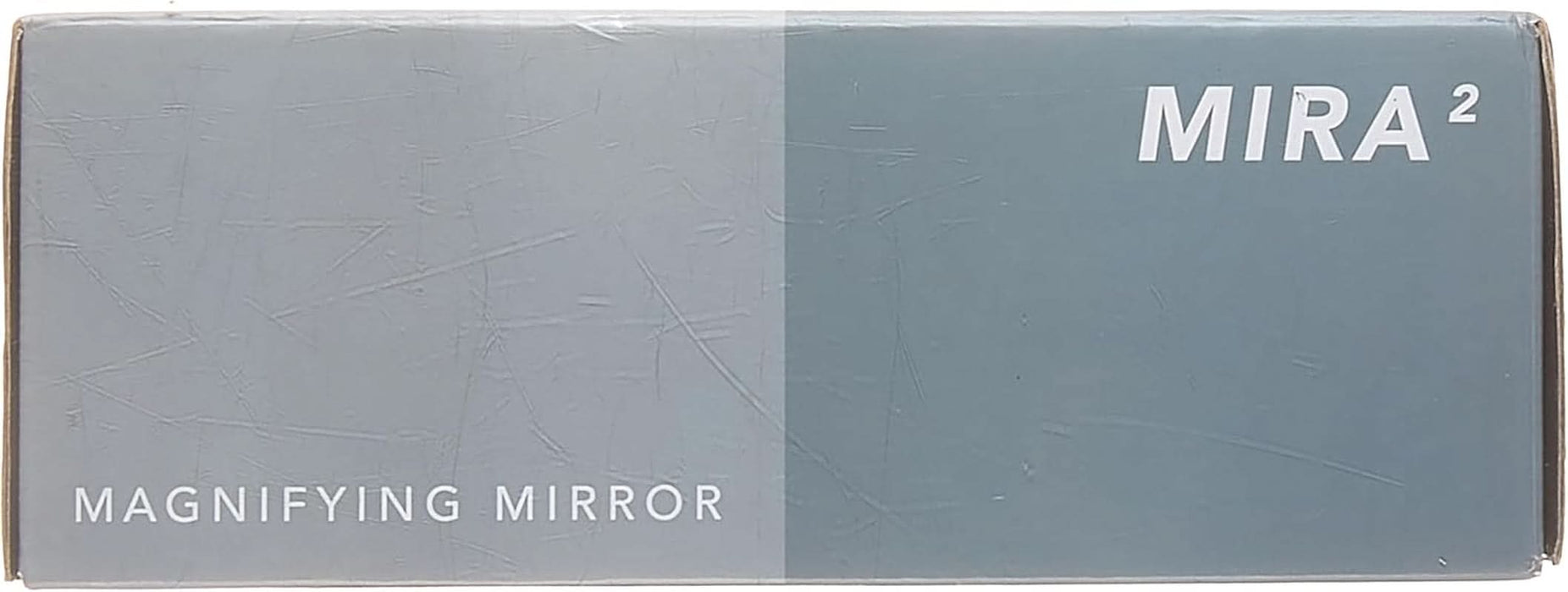 Rechargeable 10X Magnifying Mirror with 3 LED Light Settings, Dimmable Touch Light, Cordless, Locking Suction Mount, Lighted Mirror for Bathroom or Travel, Mira 2 (White)