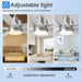52 Inch Brushed Nickel Ceiling Fan with Light and Remote Control