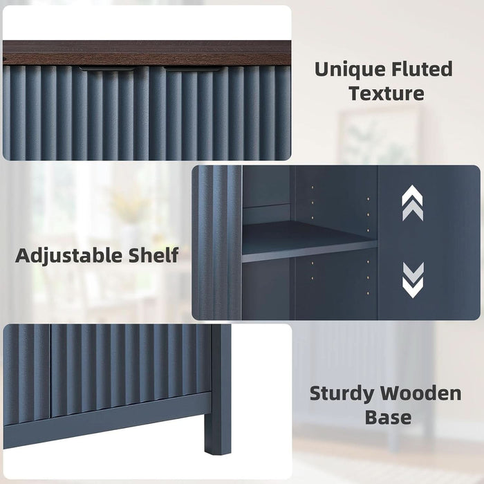 32" Sideboard Buffet Cabinet with Storage, Coffee Bar Cabinet