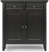 36 Inch Hickory Brown Storage Cabinet With Drawers