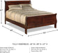Signature Design by Ashley Alisdair Traditional Queen Sleigh Bed, Foundation or Box Spring Needed, Dark Brown