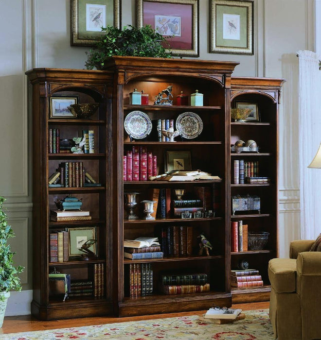 Brookhaven Open Bookcase in Cherry Wood Finish