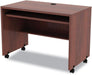 ALE Valencia Mobile Workstation Desk, 41 3/8 X 23 5/8 X 29 7/8, Med Cherry