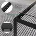 Glass Coffee Table Modern Center Table,Minimalist Coffee Table Sofa Side Tea Table for Living Room,Tempered Glass-Top with Sturdy Metal Frame, Easy Assembly,26.4 X 26.4 X 15.7 Inches, Black