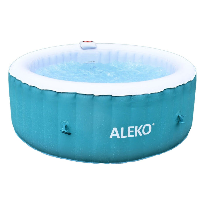 ALEKO Inflatable Improved Version 4 Prs Hot Tub 210 Gallon up to 120 Bubble Jets