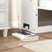 Twin Murphy Bed With MultiCompartmental Storage White
