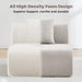 160-Inch U-Shaped Modular Sectional Sofa Camel Ottoman