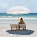 Outdoor Umbrella - Sun Protection, Rain Resistant, Windproof with Manual Open-Close Feature - Ideal for Beach, Camping, and Picnics