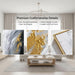Large Hand-Painted Black and White Abstract Oil Painting on Canvas for Entrance-Hall, Framed Minimalist Wall Art for Living Room, Gold 3D Textured Office Wall Picture for Bedroom Kitchen Home Decoration 28X56Inch