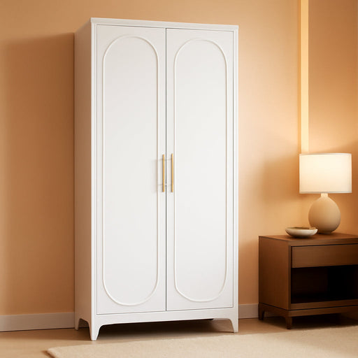 SeventyFiveInch White Industrial Grade Pantry Cabinet Storage