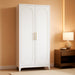 SeventyFiveInch White Industrial Grade Pantry Cabinet Storage