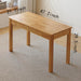 Solid Wood Desk with Drawer (Wood Color, 47.2Inch)
