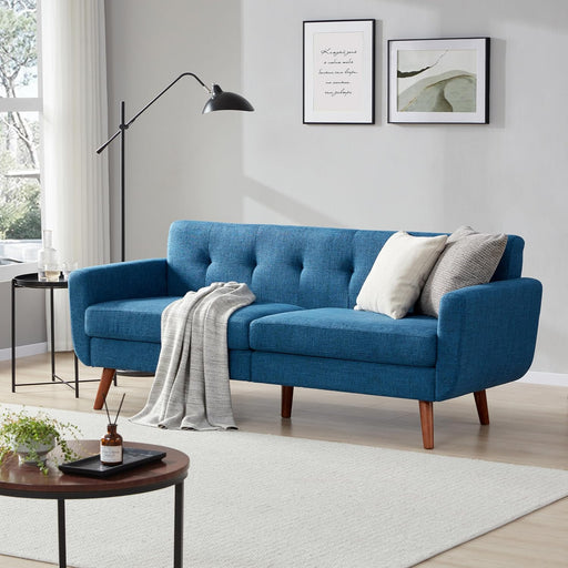 Modern Blue Loveseat for Small Spaces