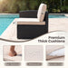 Patio Sofa,4 Pieces Outdoor Furniture Set,Wicker Sectional Couch