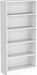Bookshelves and Bookcases Floor Standing Tall Bookcase 5 Tier Display Storage Shelves Tall Bookcase Home Decor Furniture for Home Office(White 11.8" D X 31.5" W X 67.9" H)