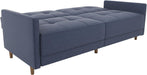 Modern Navy Futon Sofa Bed