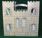 Wooden Castle Playhouse 13" X 13" X9" (13" X26' X4.5") with Handle and Furniture