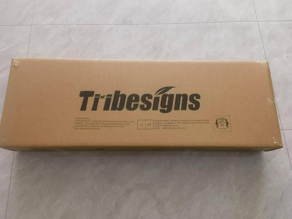 Executive Desk, 63” W X 31.5” D Large Office Desk, Modern Computer Desk Conference Table Meeting Room Table, Business Furniture for Home Office, White and Gold