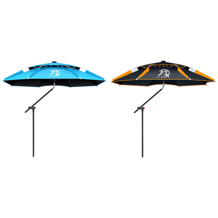 Fishing Umbrella Adjustable Angle Large Multi Directional Outdoor Parasol