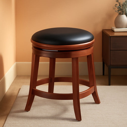 Backless Counter Height Stool, 24-Inch, Cherry