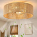 Boho Rattan Caged Fandelier Ceiling Fans with Lights and Remote Control