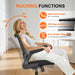 Ergonomic Office Chair, Comfy Mesh Desk Chair with Flip-Up Armrests