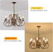 Eight Light French Country Adjustable Pendant Chandelier
