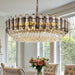 31.5 Inch Handcrafted Baroque Style Crystal Chandelier