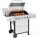 5-Burner Propane Gas Grill in Stainless Steel with Sear Burner and Side Burner