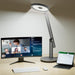 H6 Desk Lamp for Home Office, Dimmable Reading Table Light, Gray