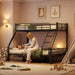 Twin XL Over Queen IndustrialGrade Bunk BedStructure
