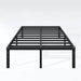 16 Inch Full Bed Frame, under Bed Storage, Black