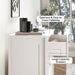 3 Drawer Dresser for Bedroom, 32" Wide Chest of Drawers, White