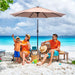 9 Ft. Patio Umbrella, Market Table Umbrella W/Tilt and Crank, 8 Ribs