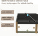 Queen Bed Frame, 14 in Reinforced Heavy Duty Metal Platform Bed, Black