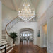Gold Large Crystal Chandelier-24-Light Chandelier Light Fixture Modern Maria Theresa Crystal Chandeliers Light for Foyer, Entryway, Staircase,High Ceiling,Living Dining Room