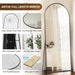 Full Length Mirror, 71"X28" Arched Floor Mirror, Mirror Full Length with Stand, Wall Mounted Mirrors for Living Room Bedroom,Black