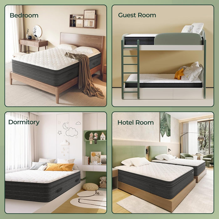 Queen Size 12 Inch UltraCoolingHybridSleepTechnology Mattress