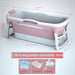 Simple Adult Foldable Portable Bathtubs Creative Bathroom Full Body Hot Tub Home Ice Bath Bucket Thickened Plastic Swimming Pool