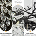 31.5" Tree Branch Chandelier Black 10-Light Crystal Chandelier