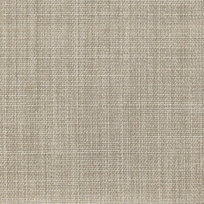 round Linen Ottoman with Storage, Tufted Upholstered Footstool for Living Room and Bedroom, 20" X 17", Linen Burlap Beige