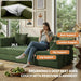 Emerald 78.8 Inches Transformable Sleeper Couch Bed