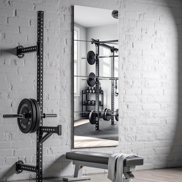 Frameless Glass Durable FullLength Wall Mirror Tiles