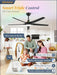 56 Inch Smart Ceiling Fan App Remote System