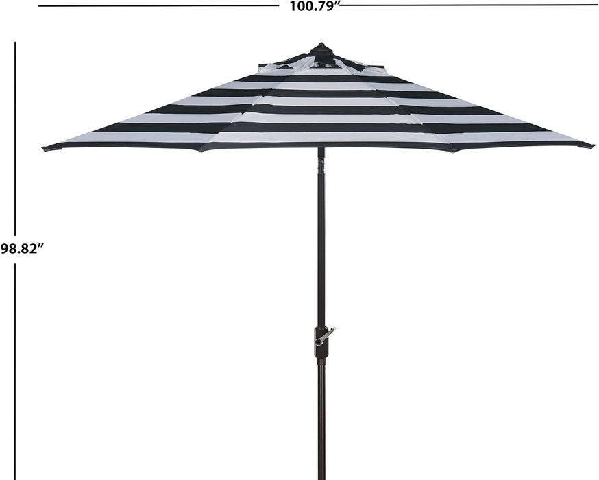 Safavieh Outdoor Collection Iris Fashion Line Auto Tilt 9-Inch Umbrella