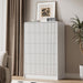 31.5" Wide Modern Curved 5 Drawer Dresser，White